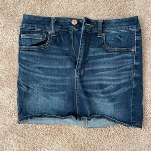 American Eagle Hi-Rise Mini Jean Skirt